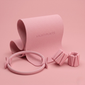 Premium Pilates Set – Mat, Ring & Verzwaarde Armbanden