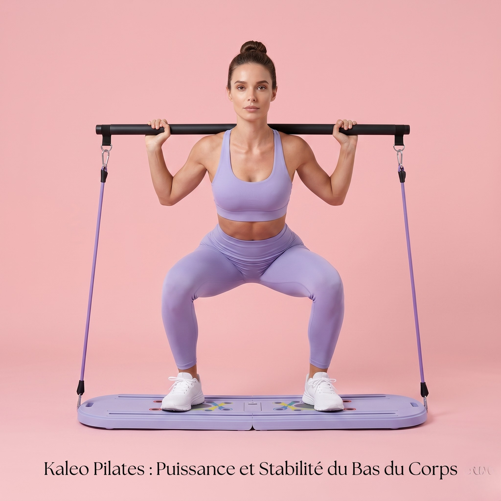 Draagbare Pilates Reformer PRO – Bar + Plank & Weerstand