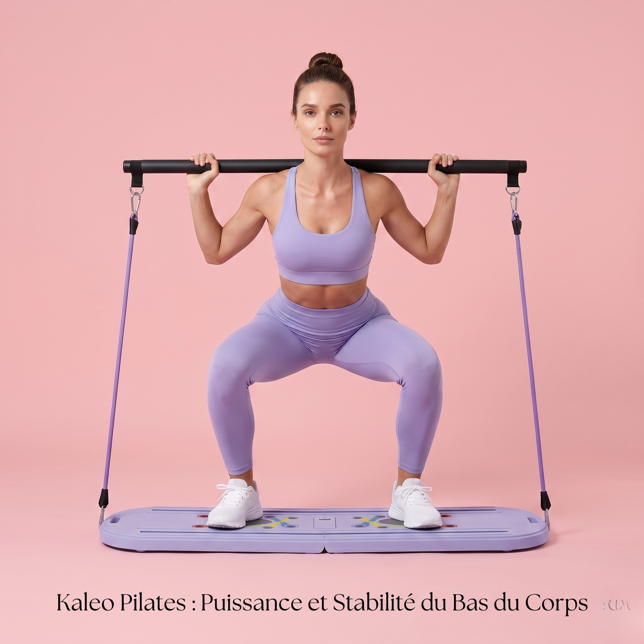 Draagbare Pilates Reformer PRO – Bar + Plank & Weerstand