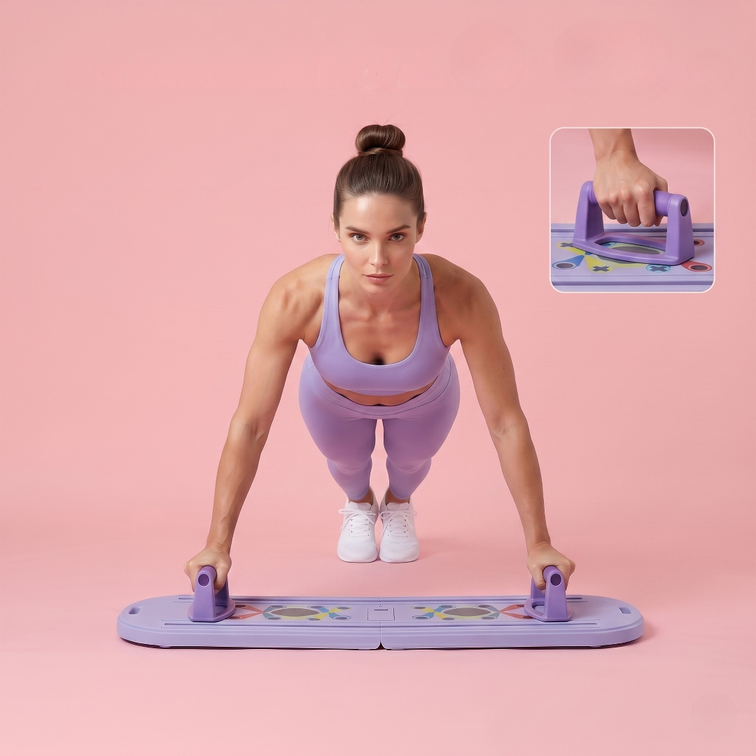 Draagbare Pilates Reformer PRO – Bar + Plank & Weerstand