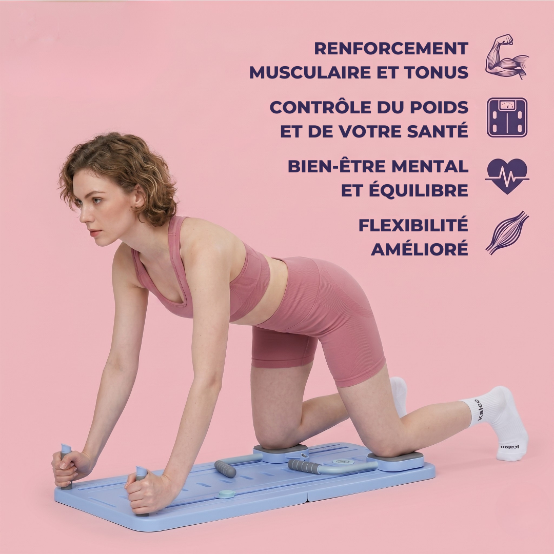 Draagbare Pilates Plank – Multifunctionele Plank & Weerstand
